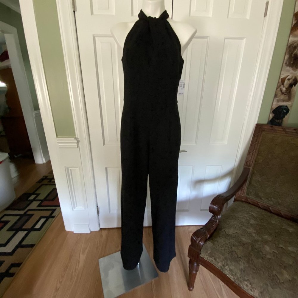 Brand New Black Keyhole Jumpsuit